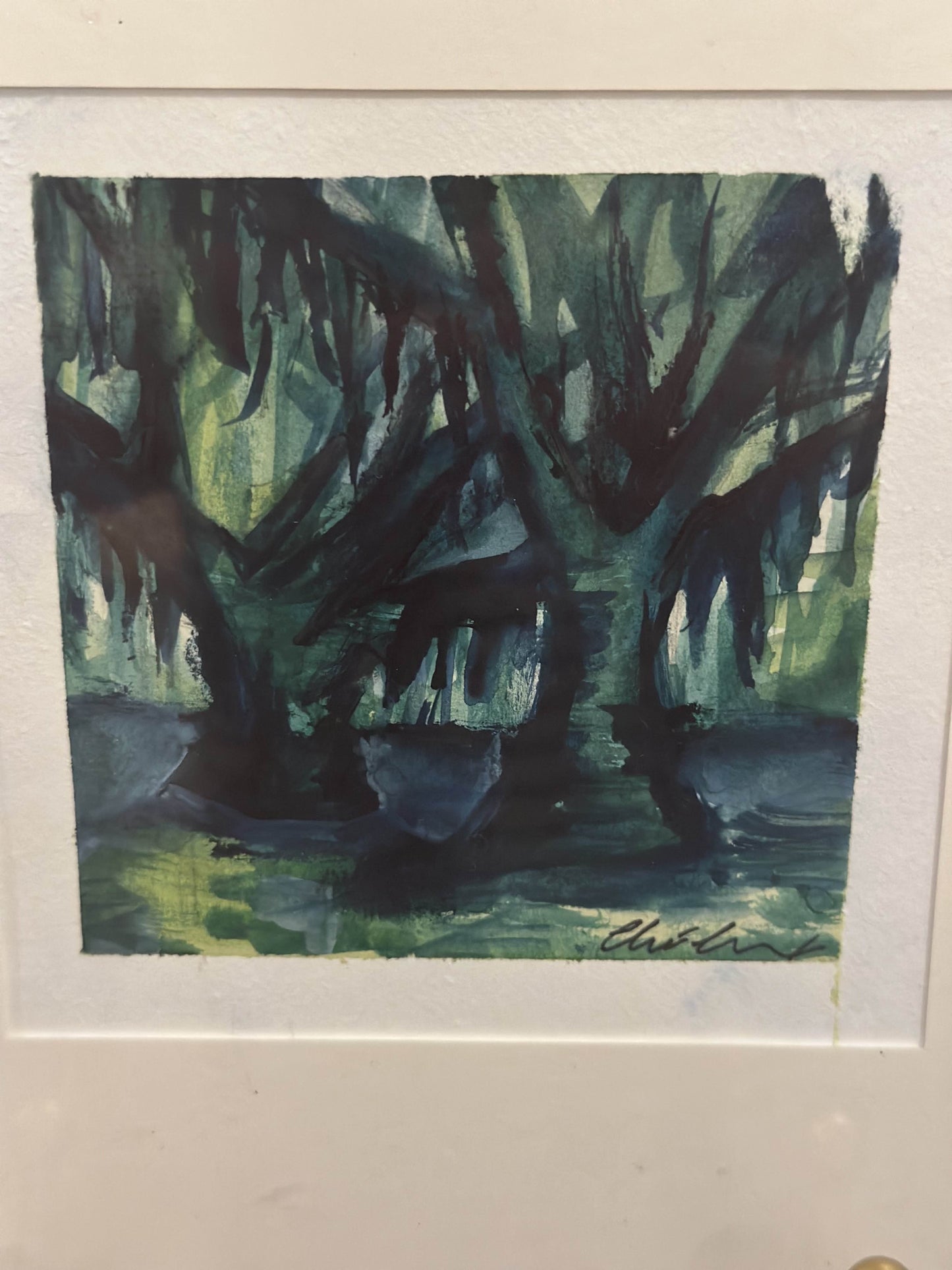 Watercolor Swamp by Chloe' Cazayoux